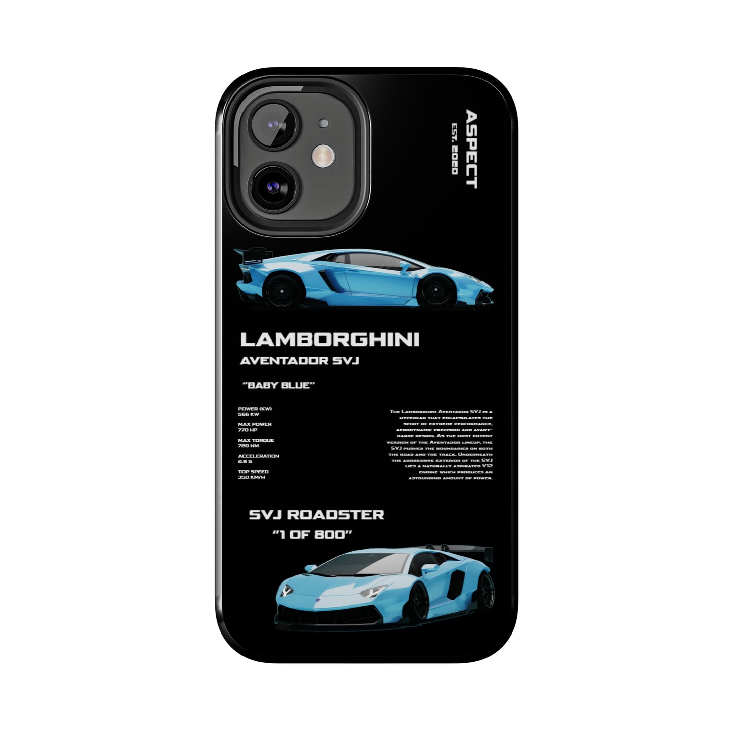 Lamborghini Aventador SVJ Black