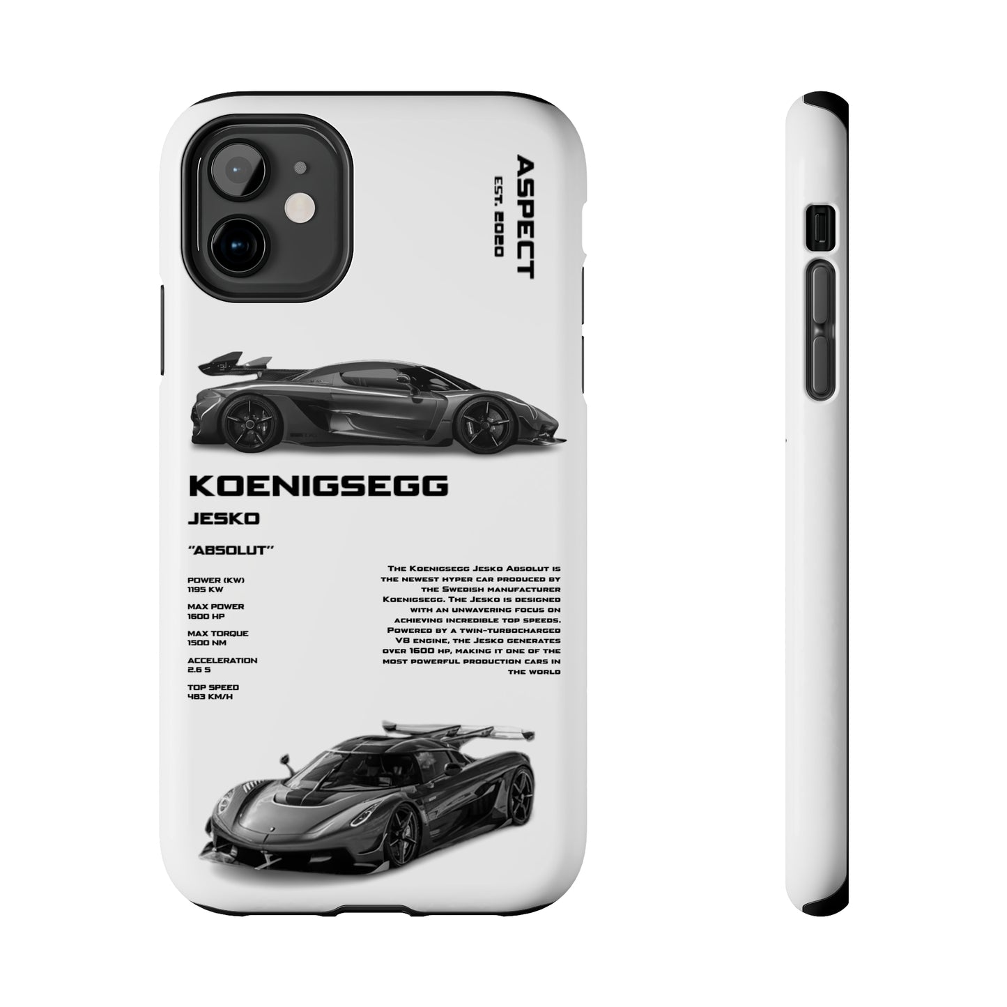Koenigsegg Jesko White