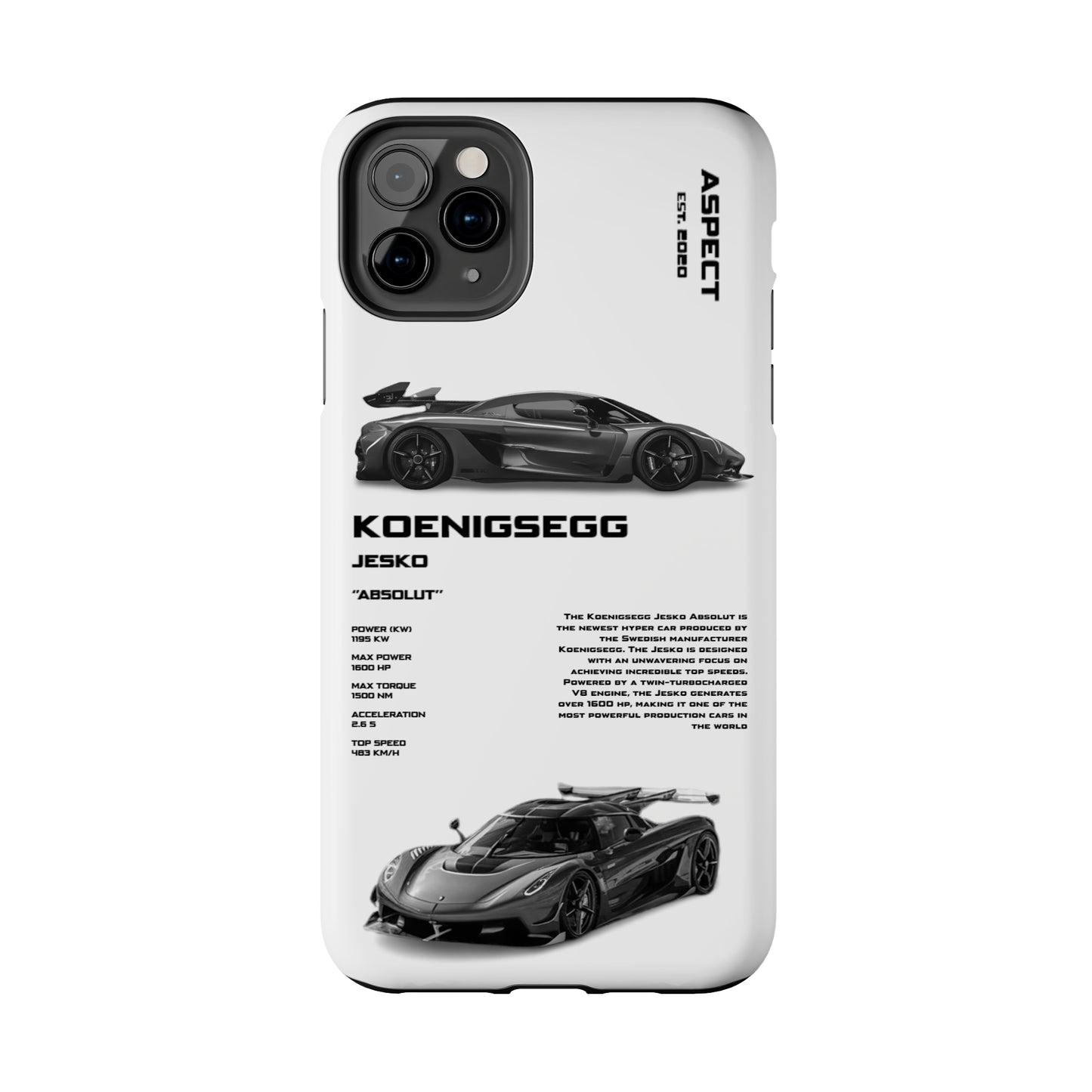 Koenigsegg Jesko White